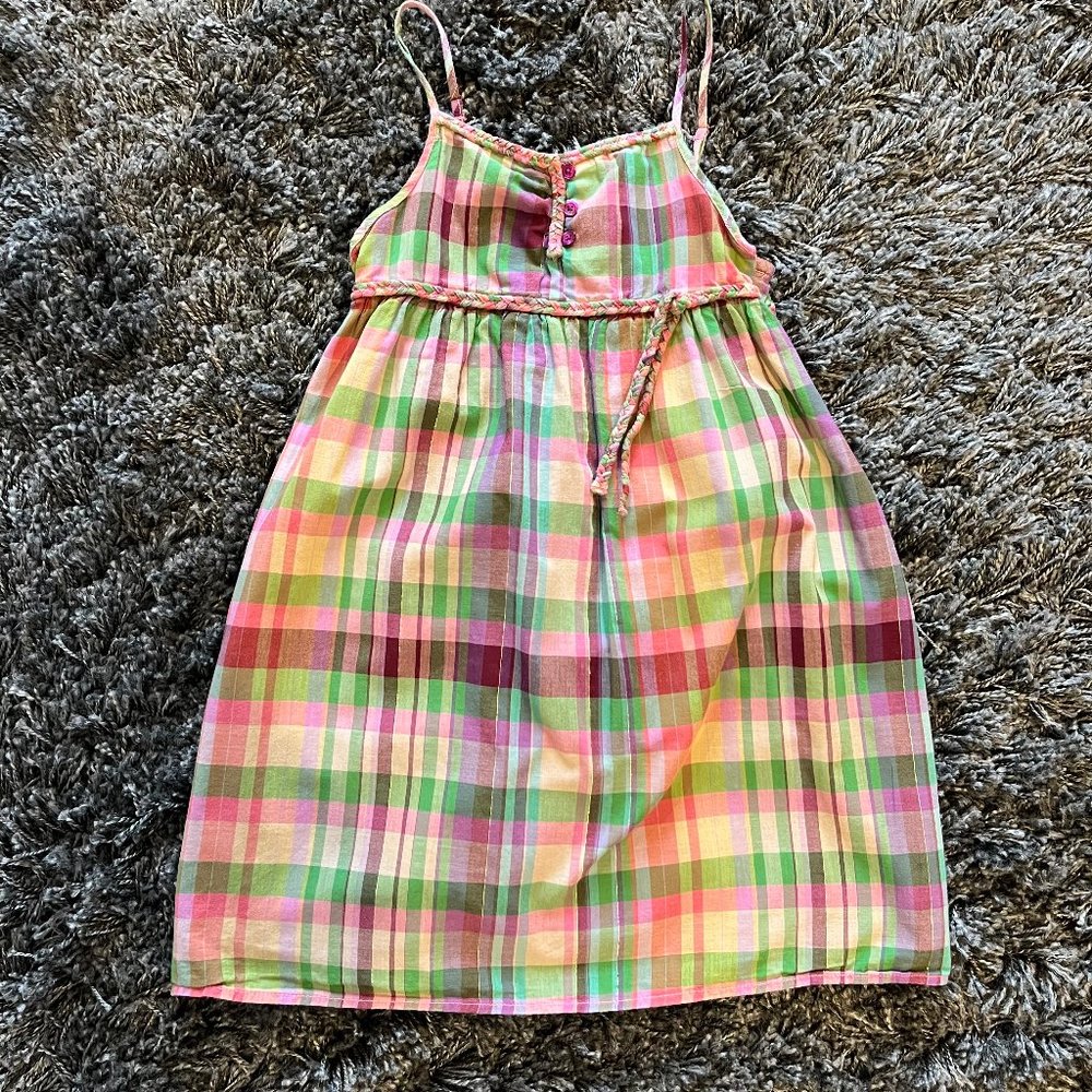 GapKids plaid sundress | Girls 8 | Pink | Green